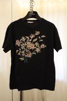 Zara T-Shirt Schwarz mit Blumenstickerei Größe S Bayern - Kiefersfelden Vorschau