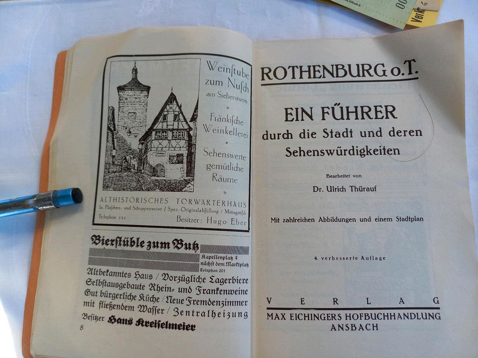 Alter Führer Durch Rothenburg in Chemnitz