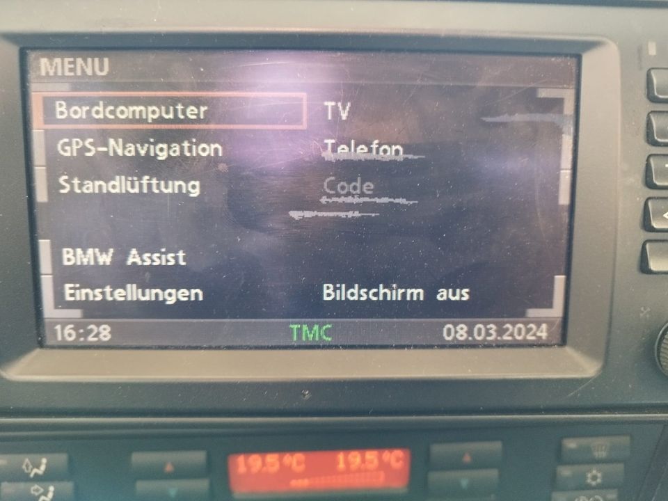 BMW E39 Navigation Bordmonitor 16:9 Navi 6923879 Alpine Pixelfehl in Aachen