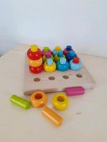 Montessori Material Motorik Farben sortieren Steckspiel Holz TOP Bayern - Veitsbronn Vorschau