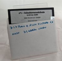 IBM AT c't Inhaltsverzeichnis, 5,25" Disk 12/83-12/90 retro Bayern - Fürstenfeldbruck Vorschau