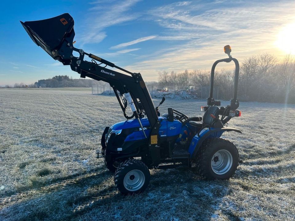 Solis 26 mit Frontlader & Schaufel GEBRAUCHT, Kleintraktor in Kaltenlengsfeld