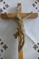 Stand-Kruzifix frei-stehend 12 x 28 cm Holz-Kruzifix Kreuz Jesus Nordrhein-Westfalen - Neuenkirchen Vorschau