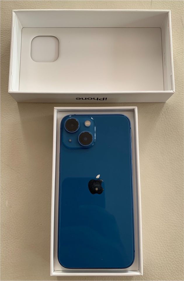 Iphone 13 mini 128 GB blau, ohne SIM-Lock - NEU - in Hanau