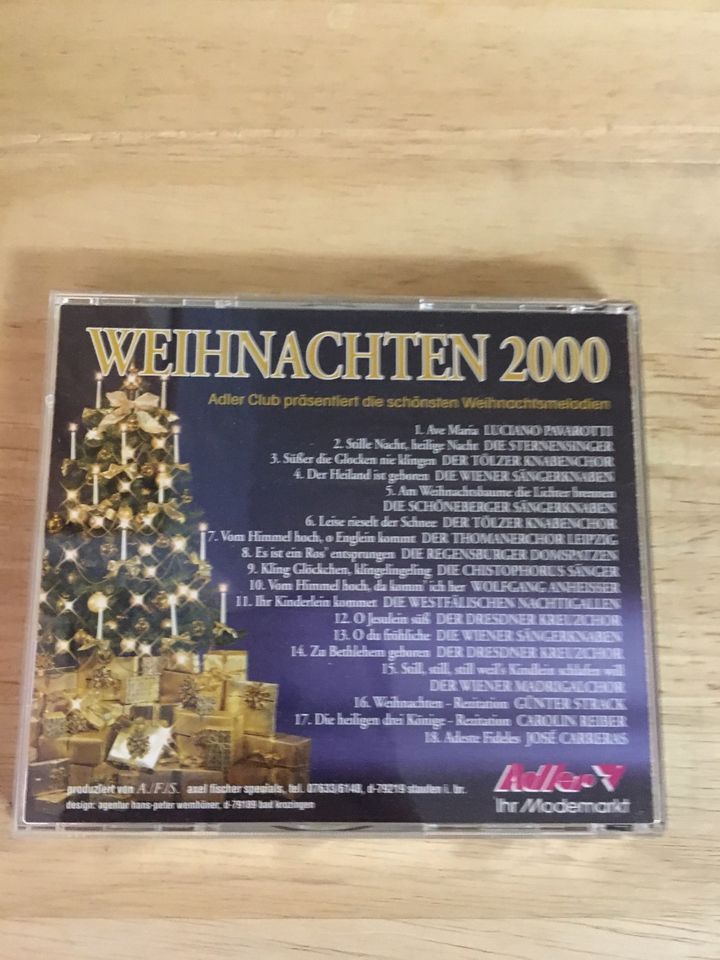 Weihnachten 2000 CD Weihnachtslieder Musik in Lohne (Oldenburg)
