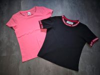 2 x Shirts ☆T-Shirts☆ pink/schwarz C&A Gr.146/152 Leipzig - Lausen-Grünau Vorschau