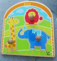 Hape Puzzle Zootiere Holzpuzzle Baden-Württemberg - Besigheim Vorschau