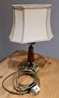 ONYX Tischlampe m. cremef. Schirm - 41cm H - RETRO VINTAGE #gebr. Wandsbek - Hamburg Sasel Vorschau