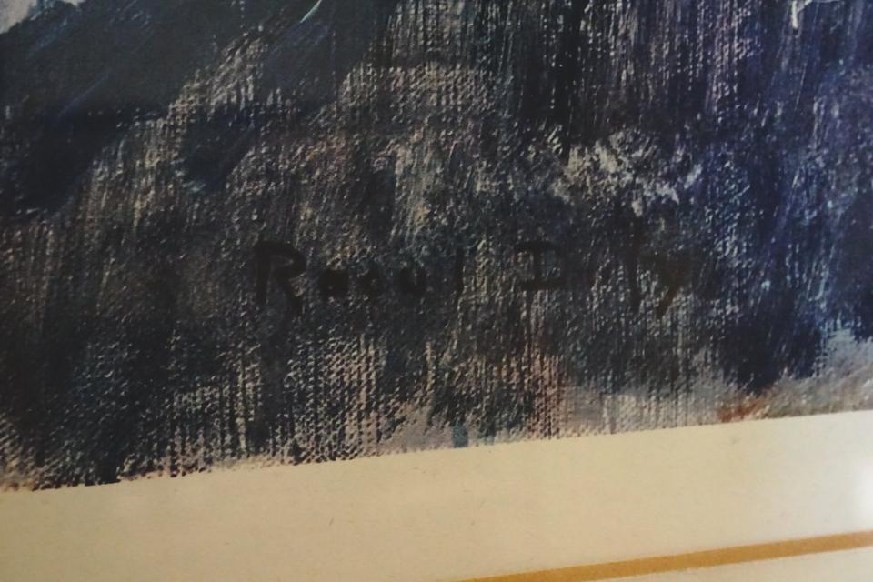Raoul Dufy - Jetée à Honfleur Print Kunstdruck Poster Bild Rahmen in Hamburg