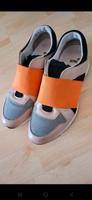 Hugo Boss Sneakers Orange Echtleder beige 38 Frankfurt am Main - Bornheim Vorschau