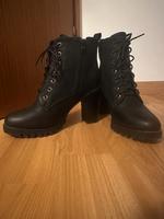 Leder Stiefeletten schwarz 38 Niedersachsen - Achim Vorschau