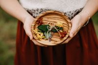 Ringkissen Ringhalter Holz Baumscheibe Hochzeit Deko Bayern - Grünenbach Allgäu Vorschau