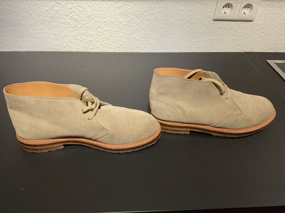 Clarks Chukka Boots Gr 46, made in GB, rahmengenäht in Hemsbach