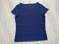 Bluse Shirt Chiffon dunkel blau Mexx Gr 42 Nordrhein-Westfalen - Moers Vorschau