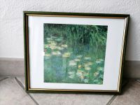 Kunstdruck Claude Monet Seerosen mit Rahmen 31,5 x 25,5 cm Bayern - Waging am See Vorschau