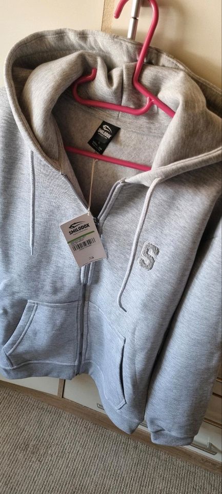 SmiloDox Zip Hoodie Grau S in Hamm