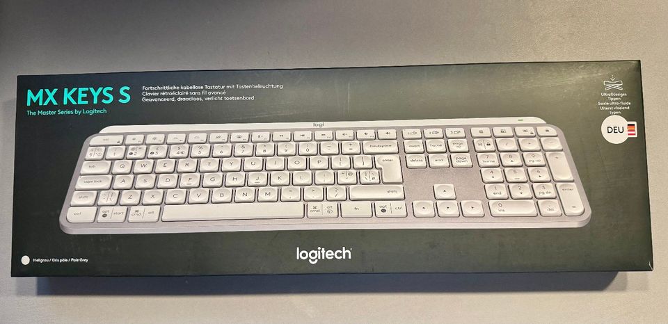 Logitech MX Keys S Pale Grey Tastatur Logi Bolt USB Bluetooth in Bad Pyrmont