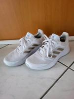 Weiße Adidas Schuhe mit Gold Größe 38 6 1/2 Bayern - Feuchtwangen Vorschau