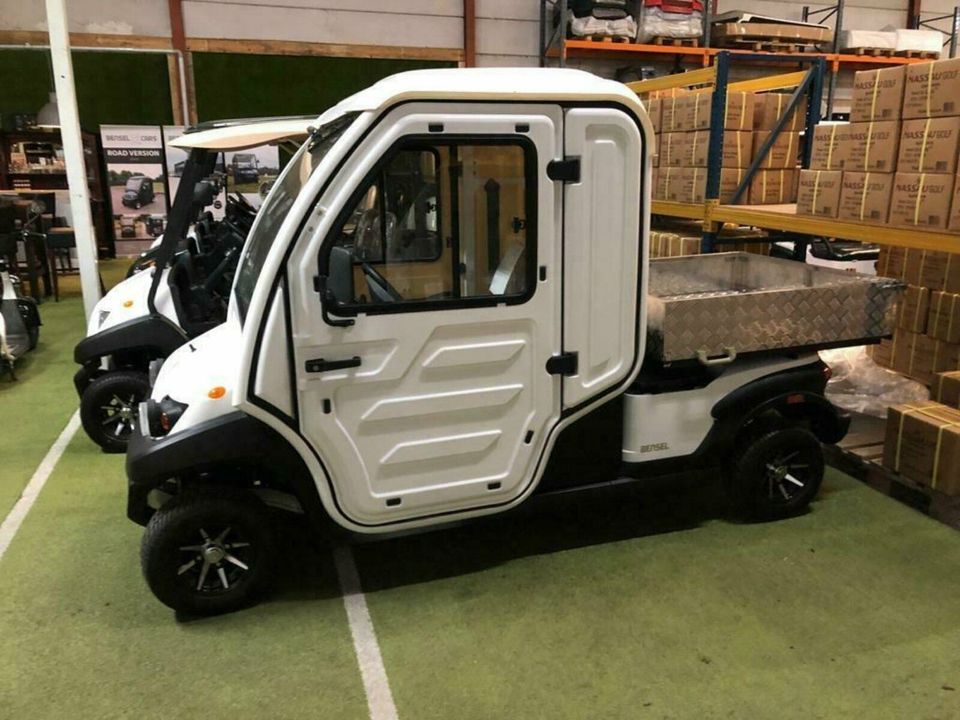 Elektro-Cart Golf Cart Golfcar mit Ladebox mit Straßenzulassung in Tönisvorst