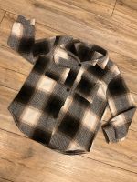 Coole Hemdjacke mit Plaid / Karo Muster in schwarz / braun Bayern - Frensdorf Vorschau