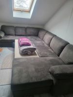 Couchgarnitur mit schlaffunktion in grau Nordrhein-Westfalen - Borken Vorschau