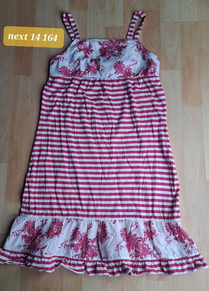 Next Kleid pink weiß Größe 14 164 in Ottendorf-Okrilla