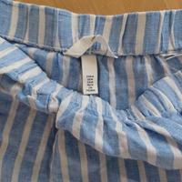 Leinenhose Hose Short Leinen M 38 H+M gestreift Sommer Sonne Baden-Württemberg - Alfdorf Vorschau