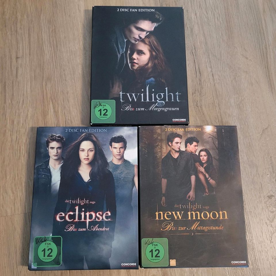 Twilight Trilogie DVD in Hamburg