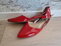 Schöne rote Sling- Ballerinas v. Marco Tozzi Gr. 40 Thüringen - Erfurt Vorschau