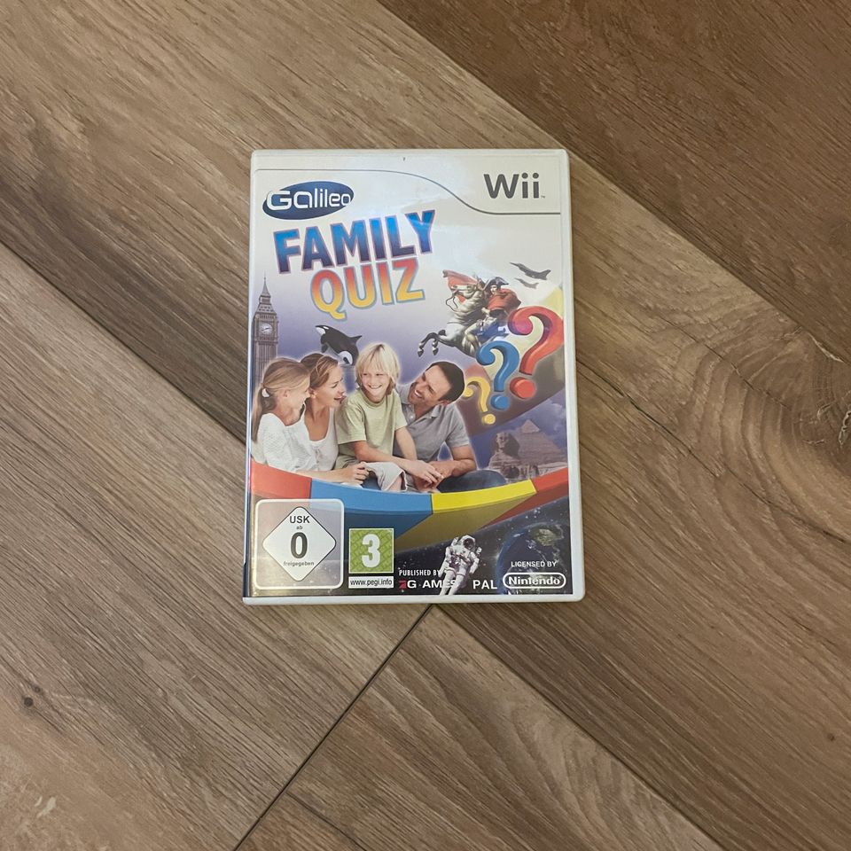 Wii Spiel Galileo Family Quiz in Hohenstein