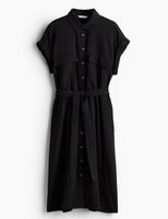 Blusenkleid mit Bindegürtel Schwarz H&M Nordrhein-Westfalen - Hagen Vorschau