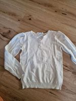 Basic Pullover Sweater beige H&M 122 128 beige Herzknöpfe Berlin - Hellersdorf Vorschau