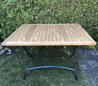 Gartentisch  Teak klappbar Alugestell 120cm x 96cm Hamburg - Bergedorf Vorschau