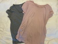 Umstands T-Shirt Schwangerschaft 1. Hand  grau/Alt rosa Gr S Niedersachsen - Langenhagen Vorschau