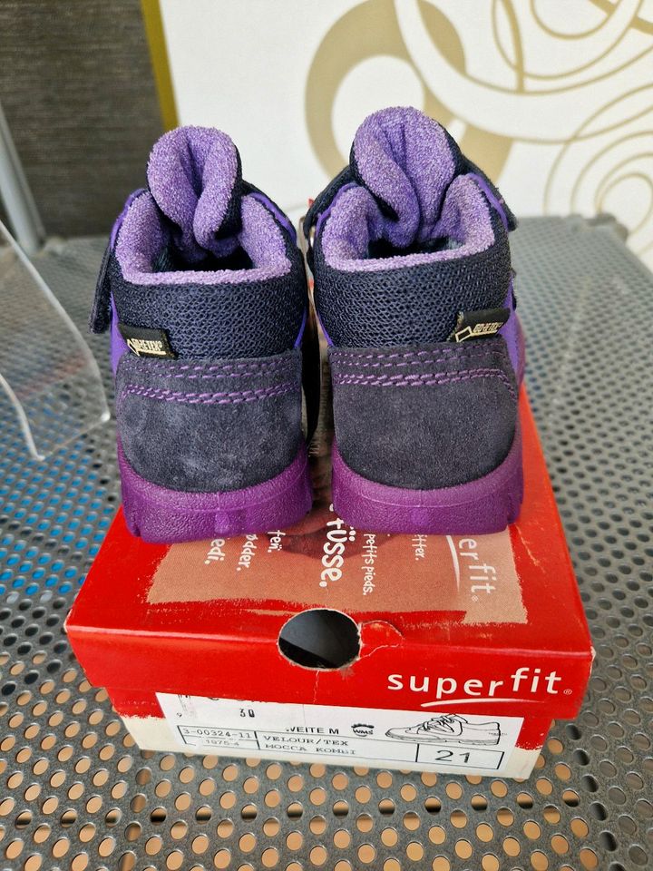 Superfit Kinderschuhe Gr.21 Neu mit Etikett Gore-Tex Halbschuhe in Plossig