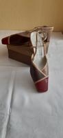 Slingpumps Elegante Sommer Pumps beige rot braun Gr. 38 Düsseldorf - Bilk Vorschau