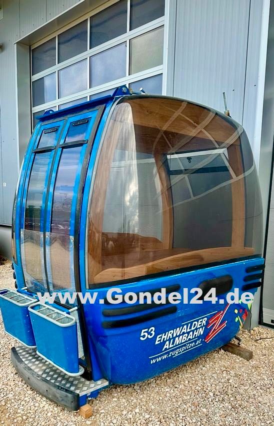 8-er Gondel inkl. UMBAU#2 LUXUS Tisch Heizung Altholz Kabine Seilbahn Skigondel Alm Hütte Hintertux Apres Ski Liftgondel Bergbahn Lift by Gondel24 ( kaufen mieten rent ) in Oberhaching