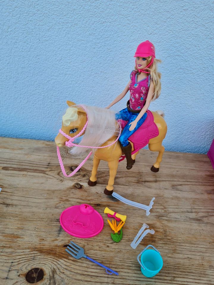 Barbie mit Pferd und Zubehör in Dortmund