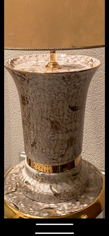 Vintage Lampe Stehleuchte+Säule von ital. Firma Bosa in Limburgerhof