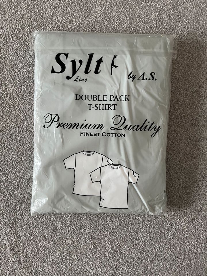 Sylt T-shirts weiß Doppelpack 6XL in Cuxhaven