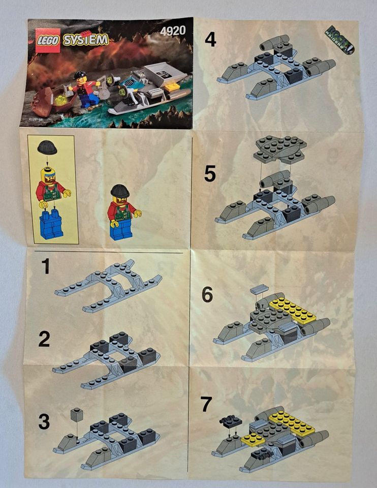 LEGO Bausatz 4920, Rock Raiders, vintage 1999, mit Bauanleitung in Pfronten