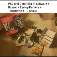 PS2 Controller Tanzmatte Buzzer Kamera 10 Spiele Niedersachsen - Rehburg-Loccum Vorschau