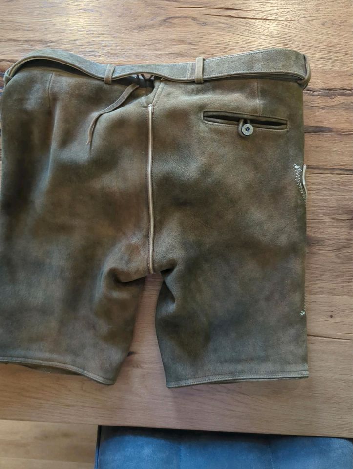 Lederhose Gr. 54 und Langarmhemd Gr. L von Countryline, neuwertig in Emmerting