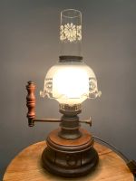 Vintage Tischlampe Lampe aus Holz, Messing & Glas Mid Century Nordrhein-Westfalen - Gelsenkirchen Vorschau