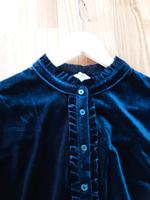 Bluse Samtbluse Boden blau samt Bayern - Obertraubling Vorschau