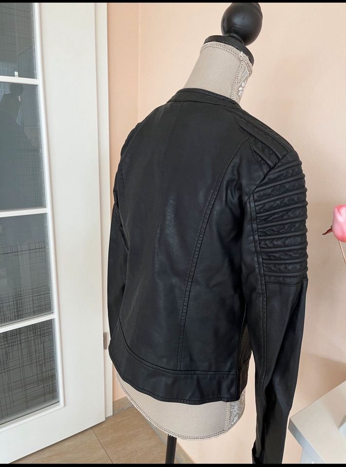 Kunst- Lederjacke, Bikerjacke von edc by Esprit, in Graal-Müritz