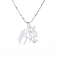 Edelstahl Halskette Pferd Anhänger Reiten Geschenk Schmuck Niedersachsen - Hessisch Oldendorf Vorschau