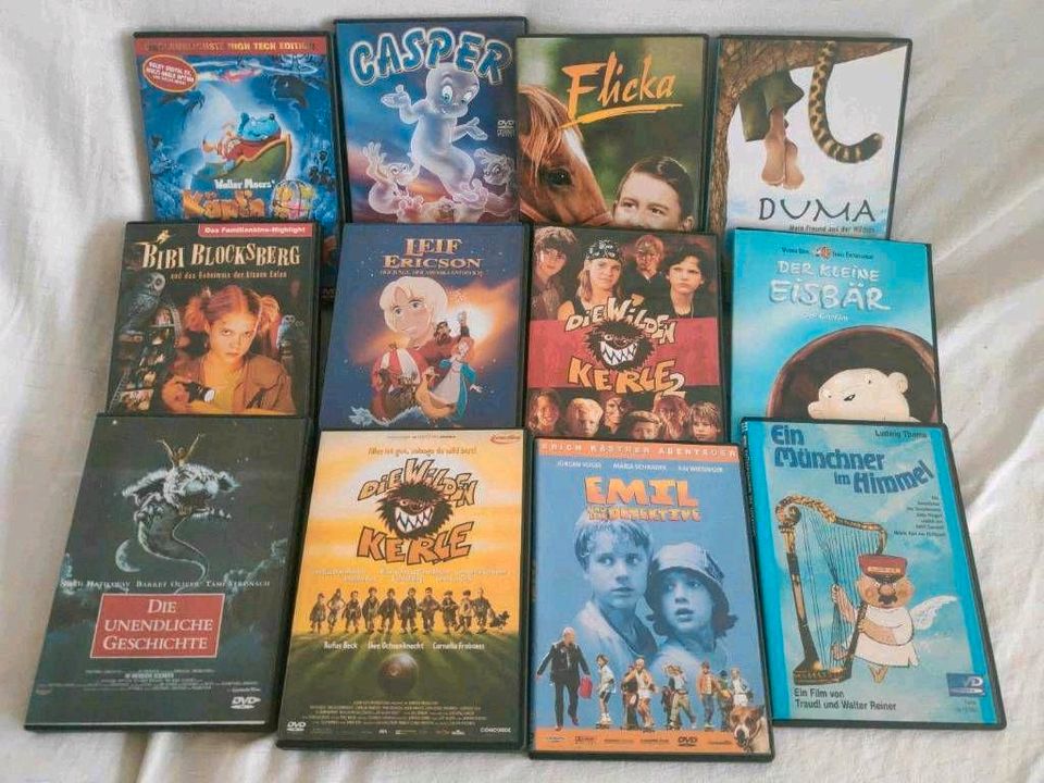 16 DVD mit Kinderfilmen und Zeichentrickfilmen in Immenstadt