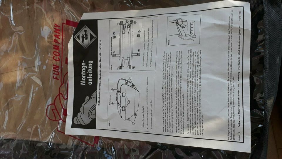 MOTO-DETAIL Universal Gepäcktaschen für Motorrad **NEU** in Benningen