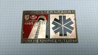 Int. AvD Sternfahrt zum Henninger-Turm 1965 Plakette Oldtimer Sachsen-Anhalt - Oranienbaum-Wörlitz Vorschau